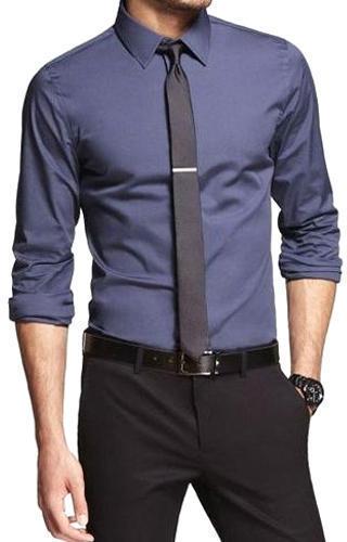 Collar Neck Mens Formal Shirt, Size : XL, XXL