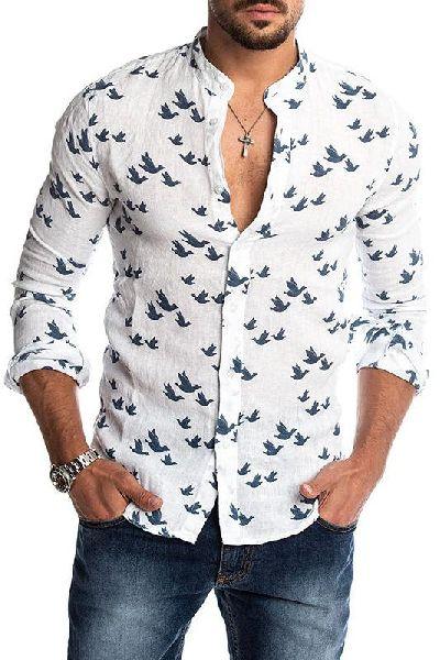 Mens Printed Shirt, Size : L, XL, XXL