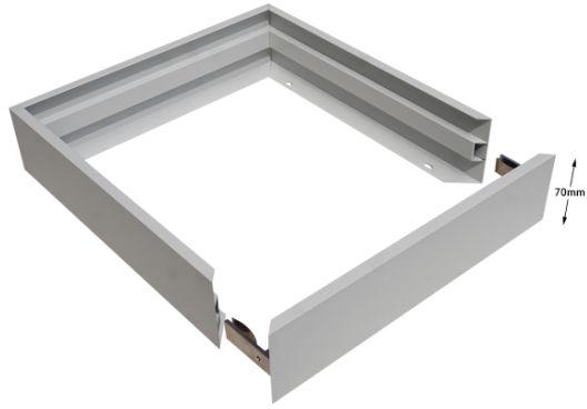 Square LED Panel Light Frame, Color : White