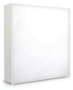 Square LED Rimless Surface Panel, Color : White
