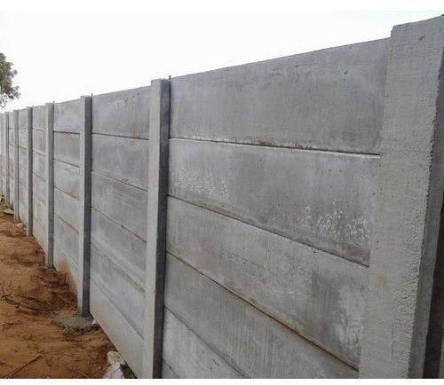 Prefab Cement Grey Compound Wall, Feature : Durable, High Strength, Termite Proof