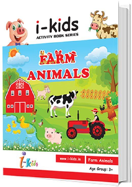 Farm Animals Activity Book, Size : Free Size