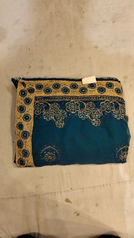 Small Border Saree, Technics : Embroidery Work