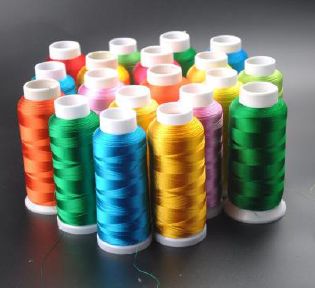 Polyester Dyed Embroidery Thread, Technique : Twisted