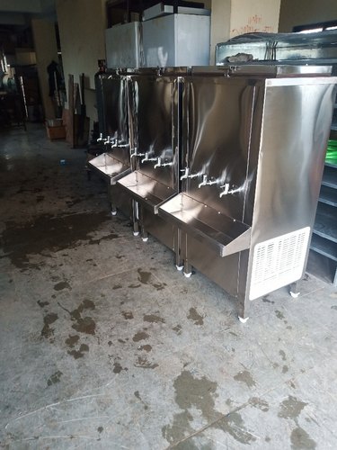 Stainless Steel Water Coolers, Color : Silver