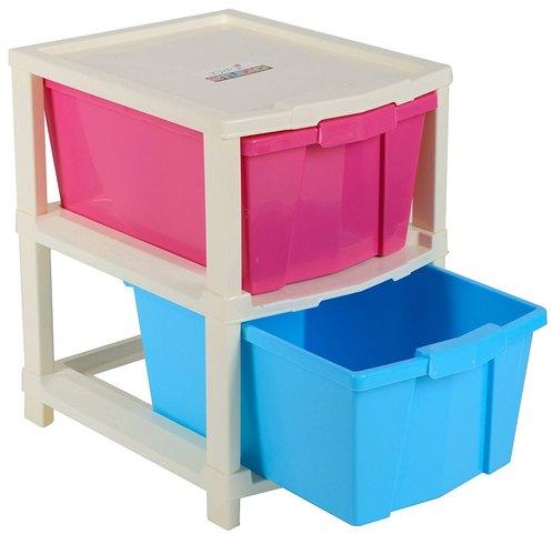 Plastic Storage Drawer, Color : Pink, Blue