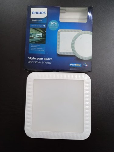 Cool White Square PHILIPS LED Downlight, Certification : ISO