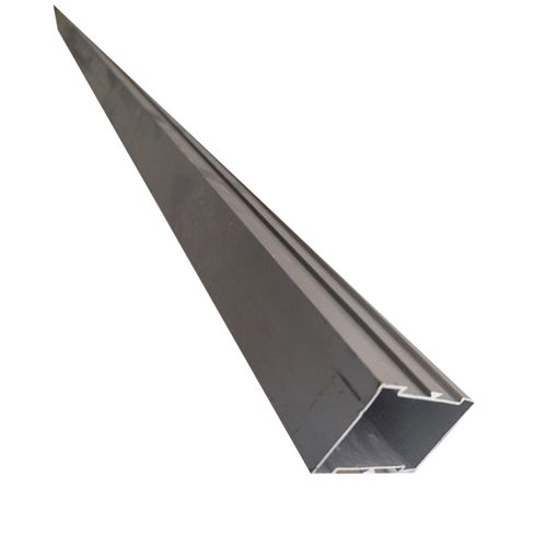 Rectangular Anodized Aluminum Section, Color : Silver