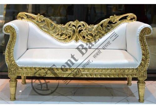 Ceremonial Couches, Color : Golden White