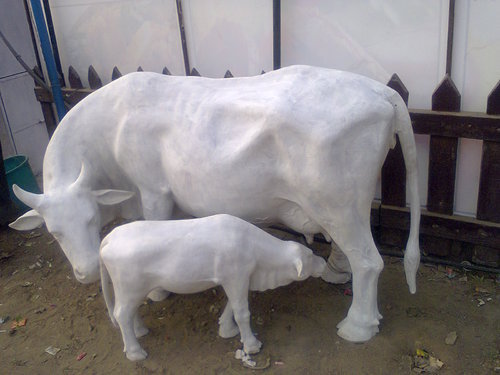 FRP Animals Statue, Color : Natural