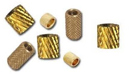 Brass Helical Knurled Inserts