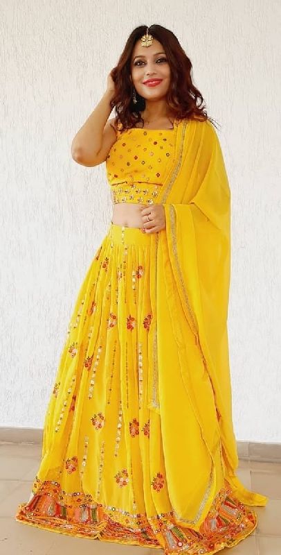 Cotton Fancy Lehenga Choli, Feature : Dry Cleaning