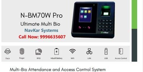 Biomax N-BM70W Pro Face Finger Attendance With Access Control Wifi & Battery Backup