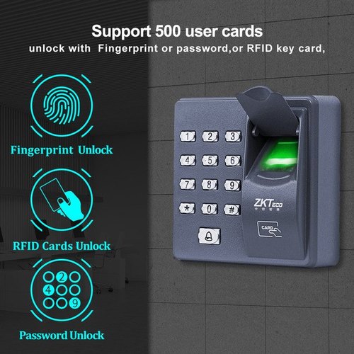 Optical Sensor ESSL ZkTeco X7 Biometric Access Control System, Products Included: Machine