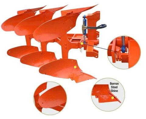 Hydraulic Reversible MB Plough, Color : Blue