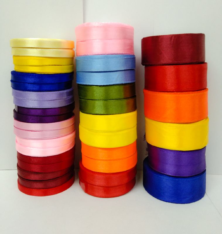 Satin Ribbon, for Decoration, Gift Packaging, Packing, Technics : Handlooms