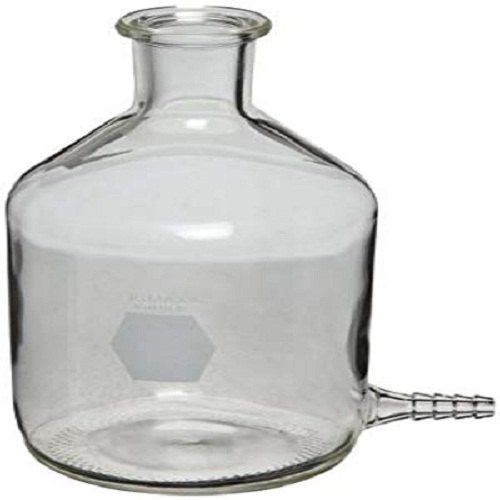 Labequip Glass Aspirator Bottle, Cap Type : Round