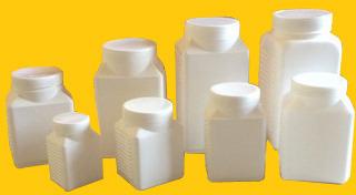 Plastic Rib Container, Color : White