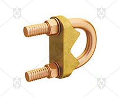Brass U Bolt Rod Clamp Type E