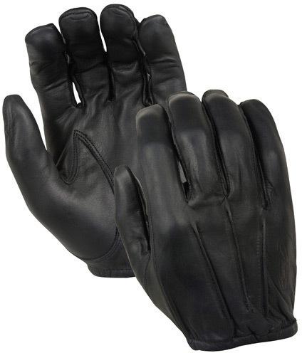 Plain leather gloves, Size : M