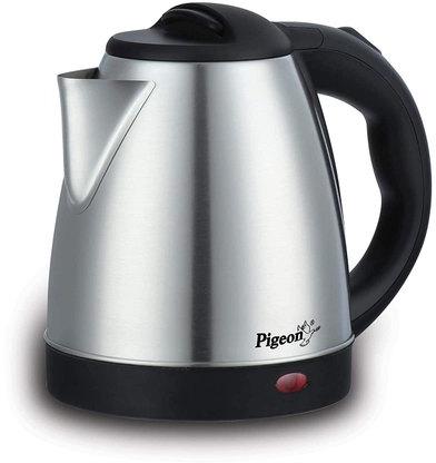 Pigeon Stainless Steel Electric Kettle, Color : Silver