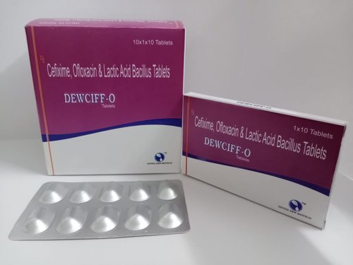 Cefexime Ofloxacin Tablets, Packaging Type : Alu Alu