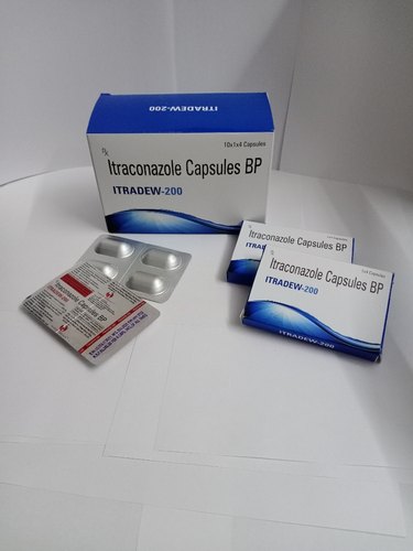 Itraconazole Capsules, Packaging Size : 10*1*4  Capsules