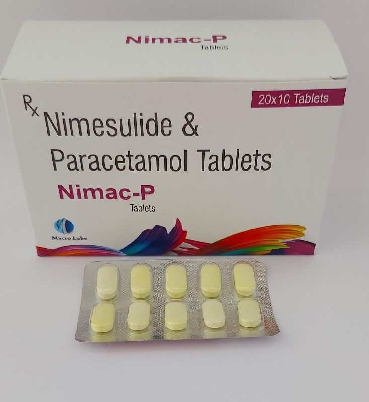 NIMESULIDE 100 MG+ PARACETAMOL 325MG, for Clinic, Hospital, Form : Tablets