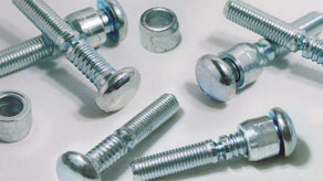 Metal Polished Ring Grooved Rivets, for Fittngs Use, Color : Grey