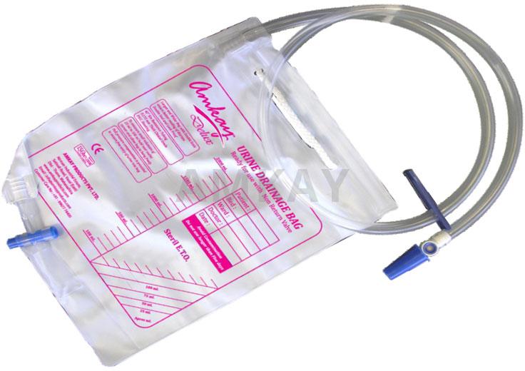 PVC Urine Bag,urine bag, Capacity : 2000ml