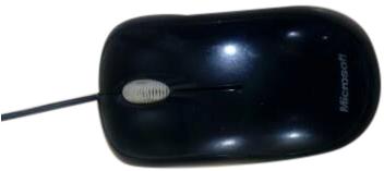 Plastic Computer Mouse, Color : Black