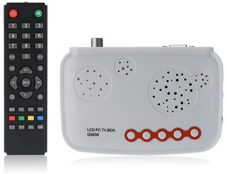 ABS Plastic Digital TV Tuner, Model Number : QS838
