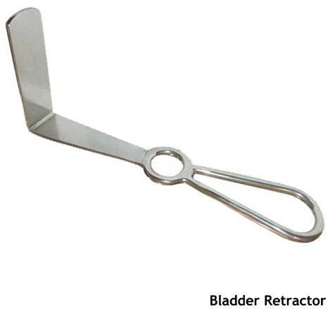 Stainless steel Bladder Retractor, Packaging Type : Box