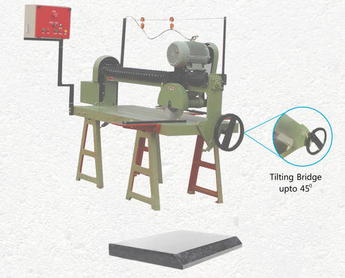 Iron Automatic Tile Cutting Machine, Power Consumption : 6 HP
