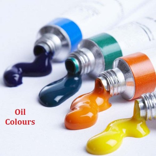 Daytone Oil Color Set, For Kids, Form : Liquid