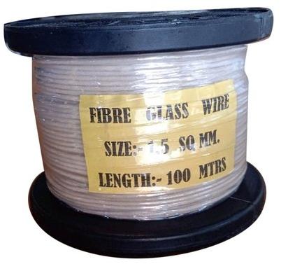 100m Aluminium Fibreglass Cable, Color : Silver