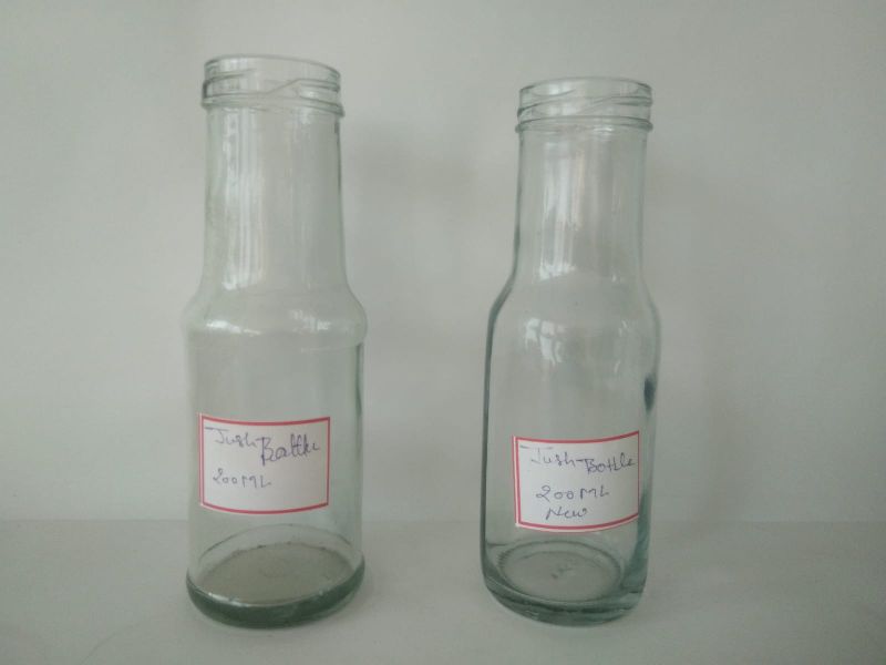 200ml Glass Bottle, Color : Transparent