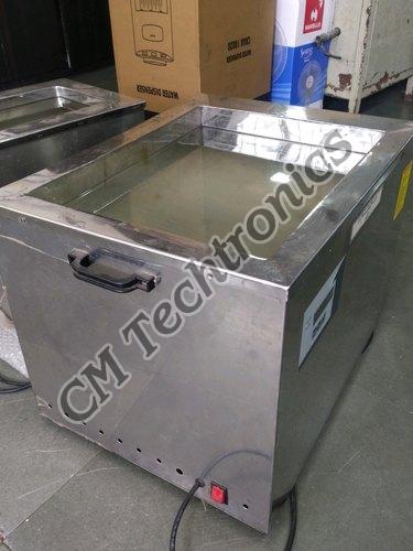 CM Techtronics Polished Stainless Steel 30L Ultrasonic Cleaner, Operating Mode : Semi Automatic