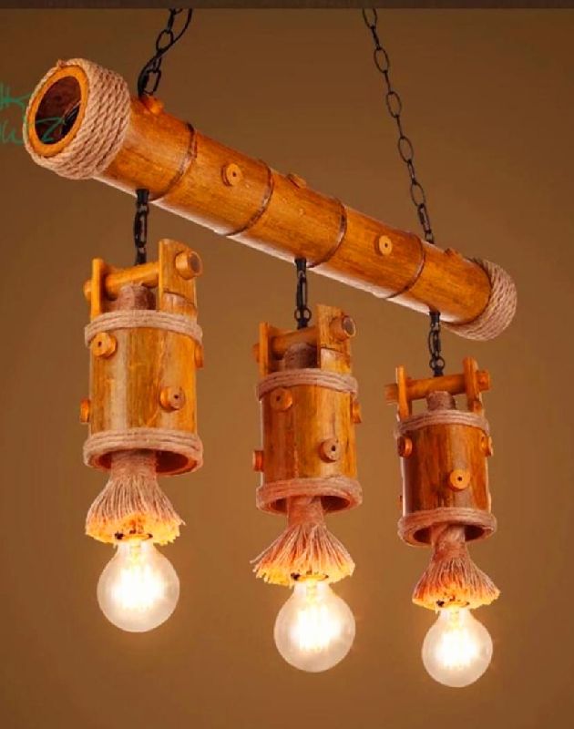 Azurite BAMBOO HANGING LIGHT, for Home Use, Hotel, Office, Restaurant, Feature : Decorative