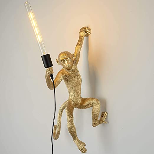 Azurite LED MONKEY WALL LIGHT, for Decoration, Voltage : 220V