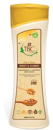 24ct. Honey & Almond Smoothening and Whitening Body Lotion