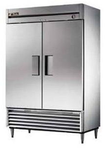 Two Door Freezer, Color : Silver