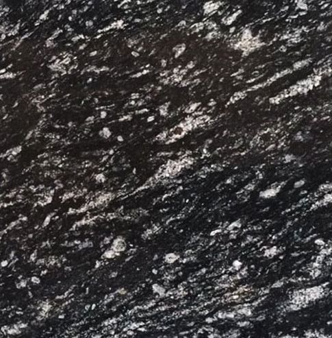 Rectangular Polished Marquino Black Granite Slabs, for Construction, Pattern : Plain