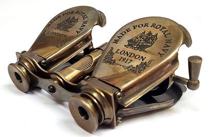 Brass Double Leaf Binocular