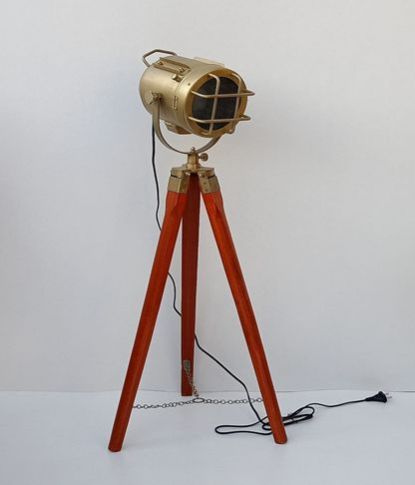 AGSSL-07 Brass Spot Light With Tripod Stand