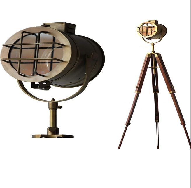 AGSSL-09 Brass Spot Light With Tripod Stand