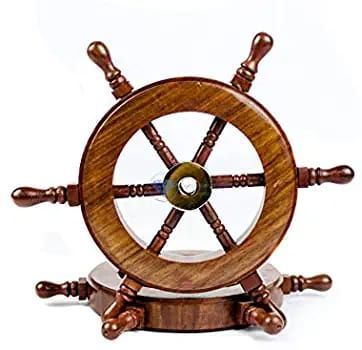 Wooden Ship Wheel