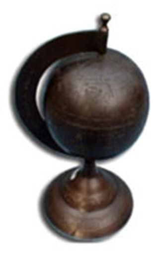 AGSWGL-2 Brass Antique World Globe