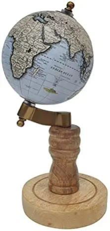AGSWGL-4 Brass Antique World Globe
