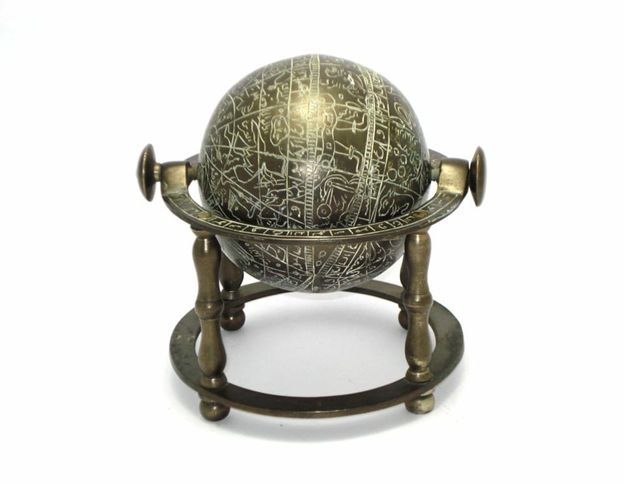 AGSWGL-6 Brass Zodiac World Globe